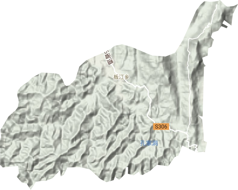 板江乡地形地图