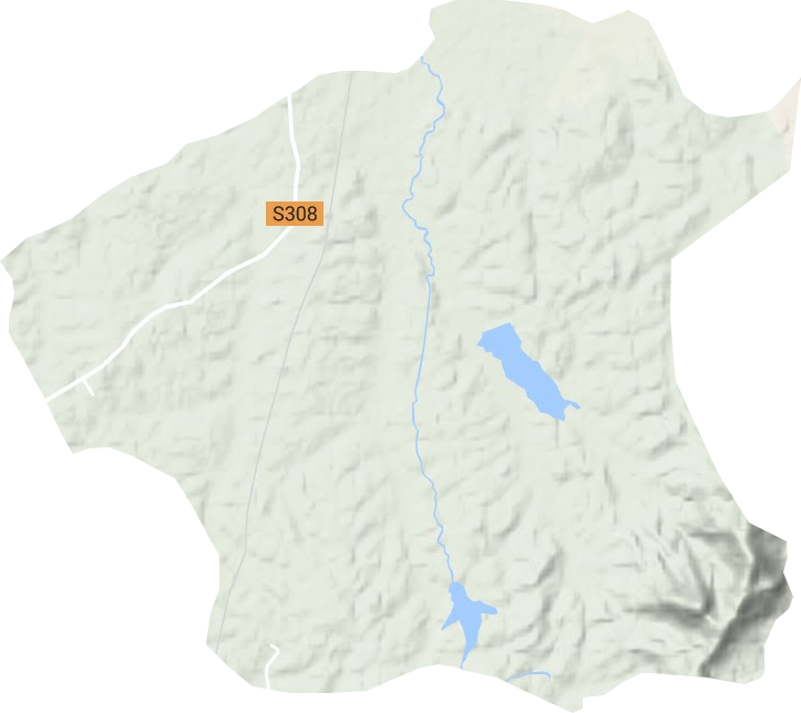古培镇地形地图