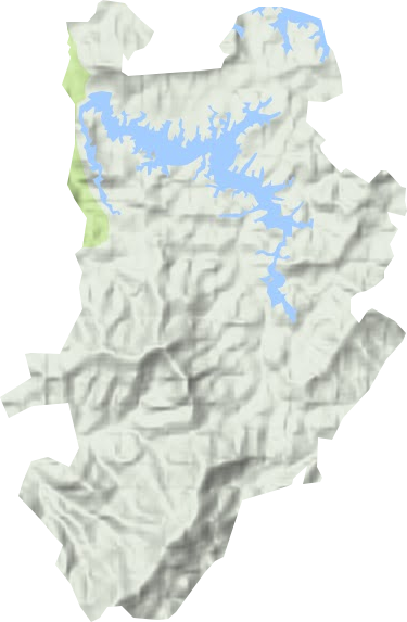 花岩溪林场地形地图