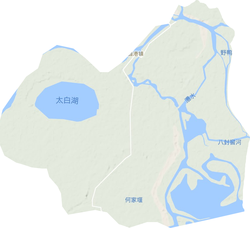 酉港镇地形地图