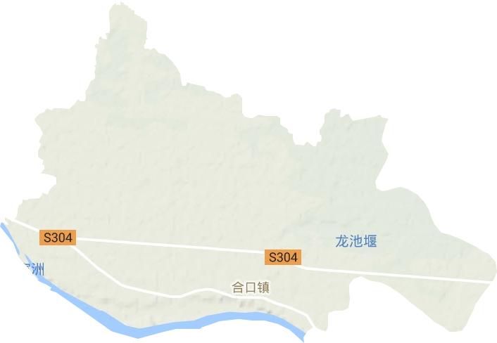 合口镇地形地图