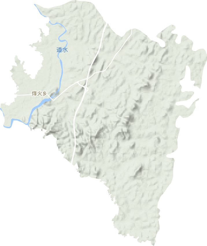 烽火乡地形地图
