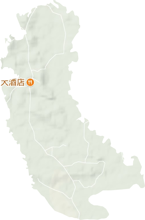 秀坪园艺场地形地图