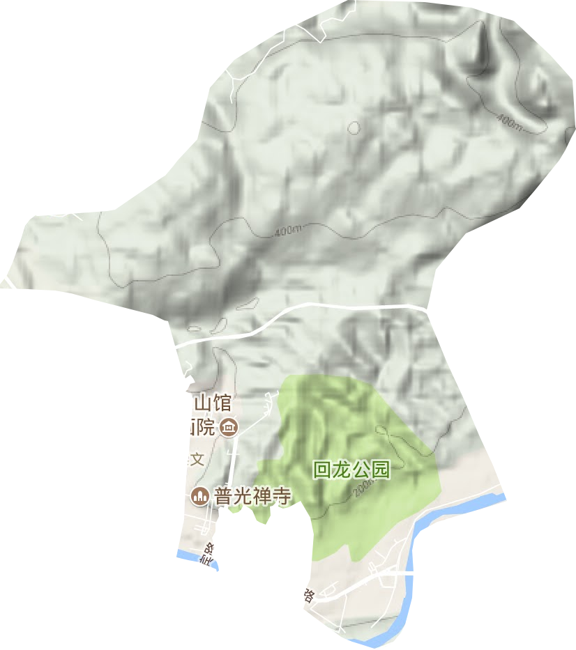 崇文街道地形地图