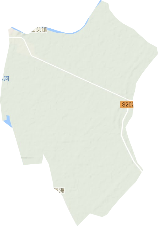 明山头镇地形地图