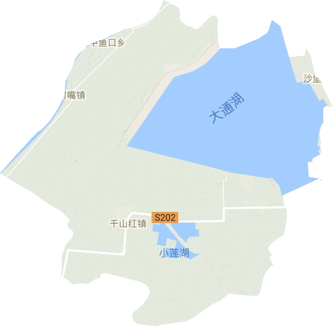 青树嘴镇地形地图
