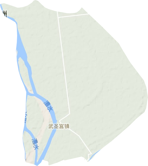武圣宫镇地形地图