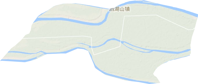 泗湖山镇地形地图