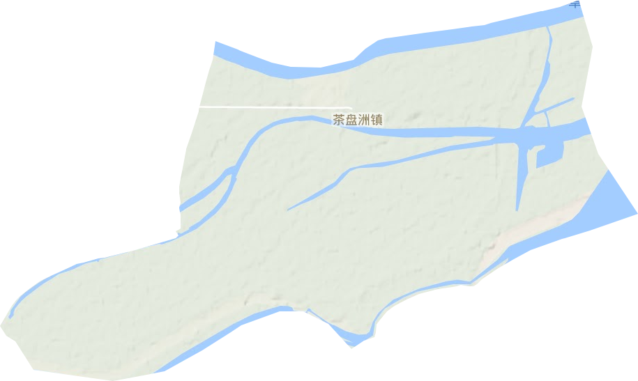 茶盘洲镇地形地图