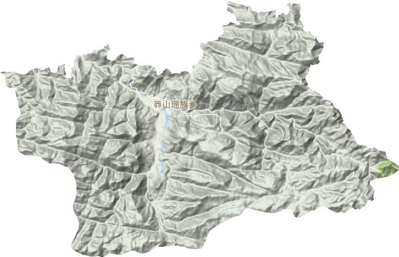 莽山瑶族乡地形地图
