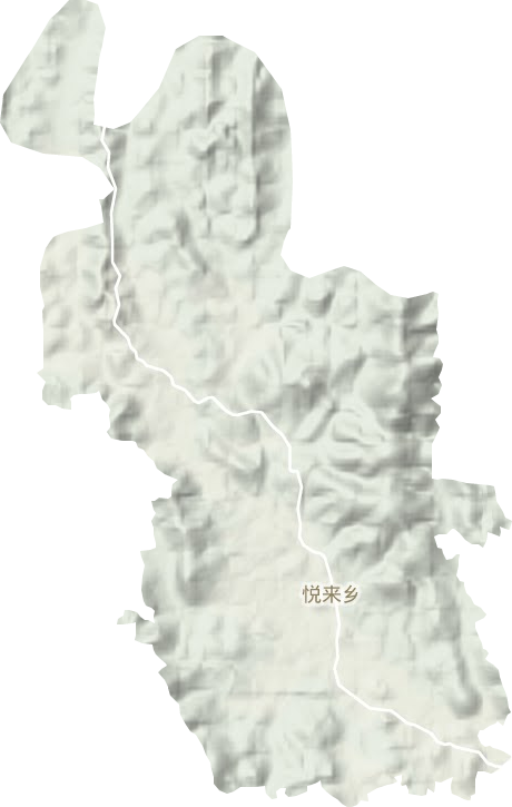 悦来镇地形地图