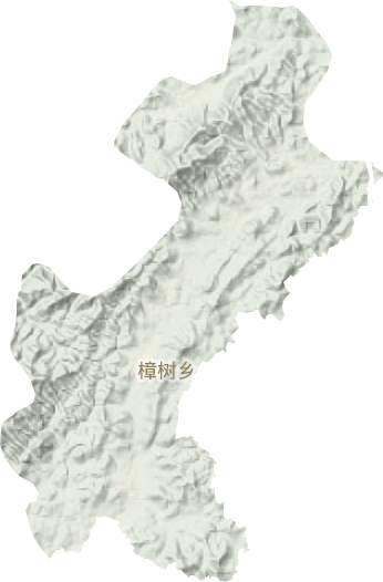 樟树镇地形地图