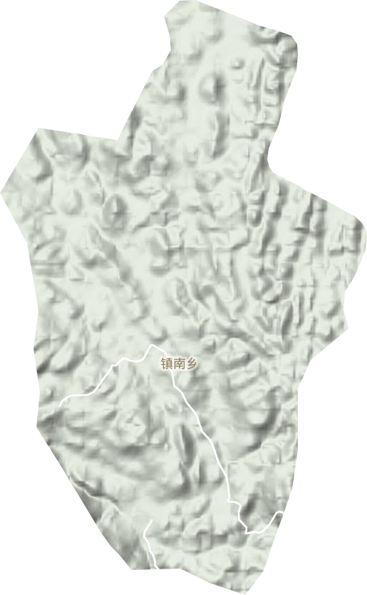 镇南乡地形地图