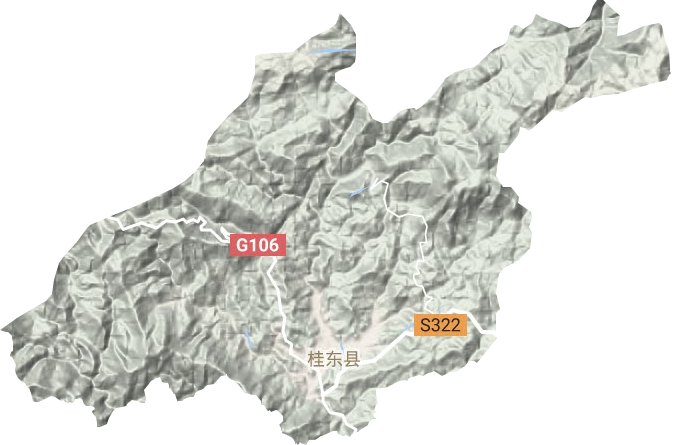 沤江镇地形地图