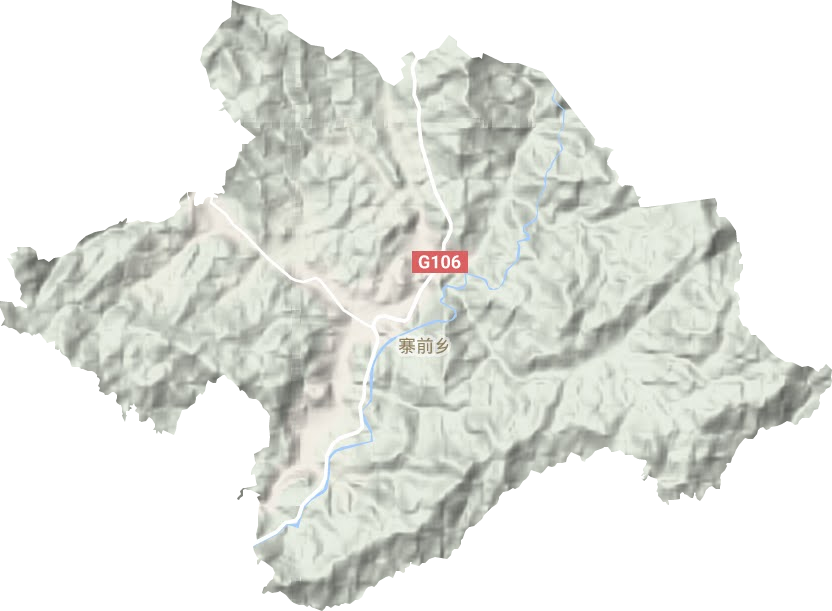 寨前镇地形地图