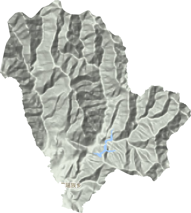 桐木漯瑶族乡地形地图