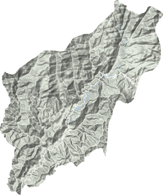 湘江乡地形地图
