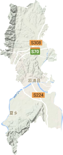卢峰镇地形地图
