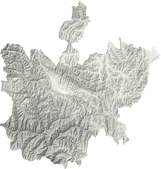 阿坝县地形地图