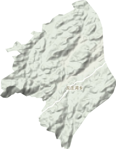 龙庄湾乡地形地图