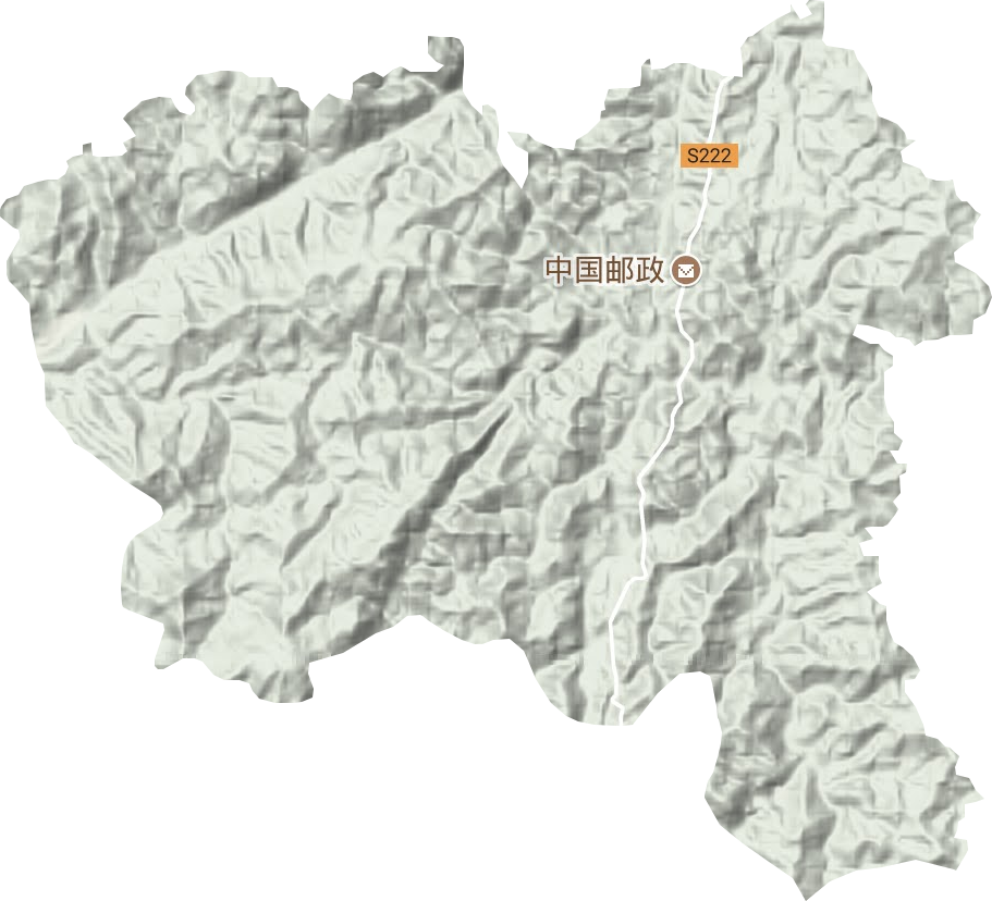 沙溪乡地形地图