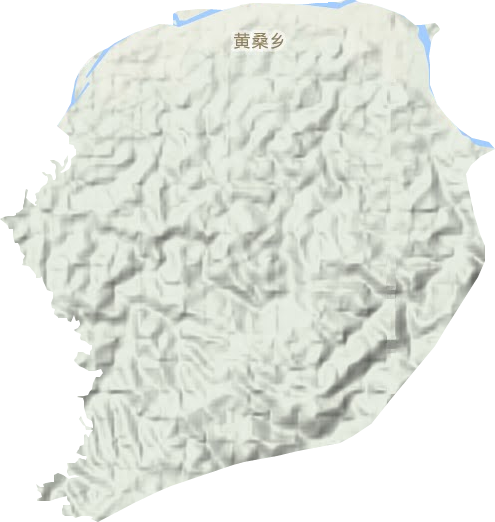 黄桑乡地形地图