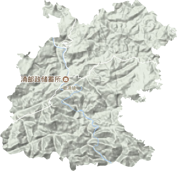 碧涌镇地形地图