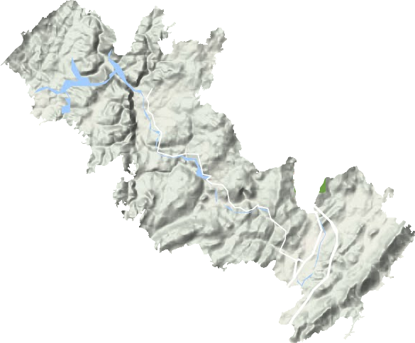 湄江镇地形地图