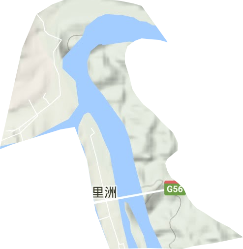 武溪镇地形地图