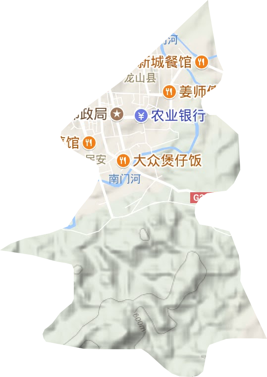 民安街道地形地图