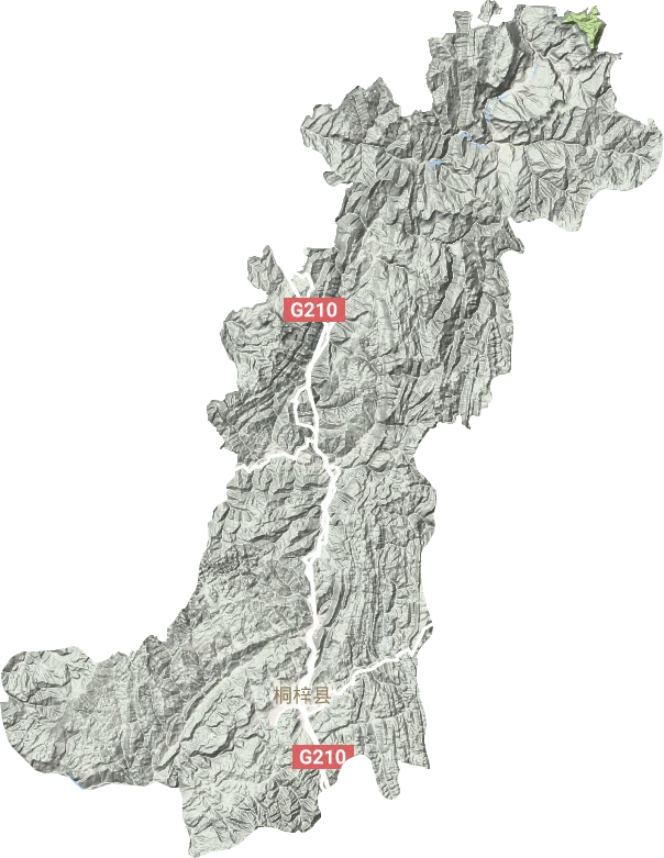 桐梓县地形地图