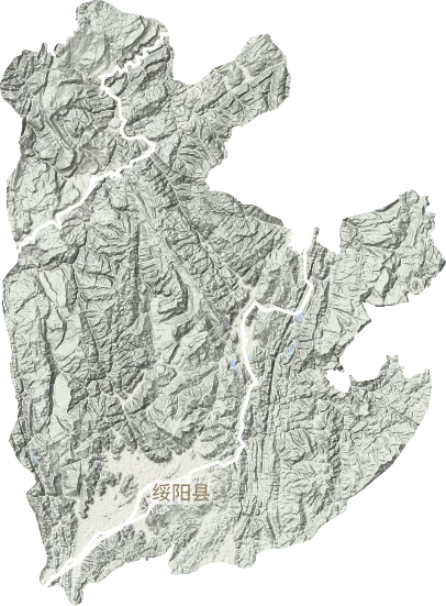 绥阳县地形地图