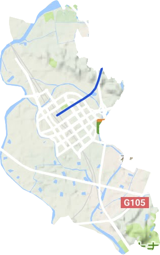 石壁街道地形地图