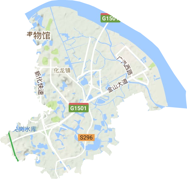 化龙镇地形地图