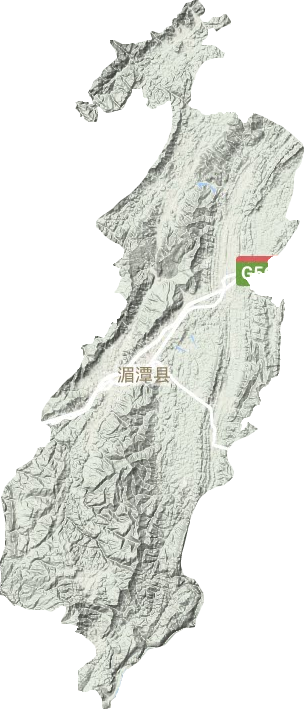 湄潭县地形地图