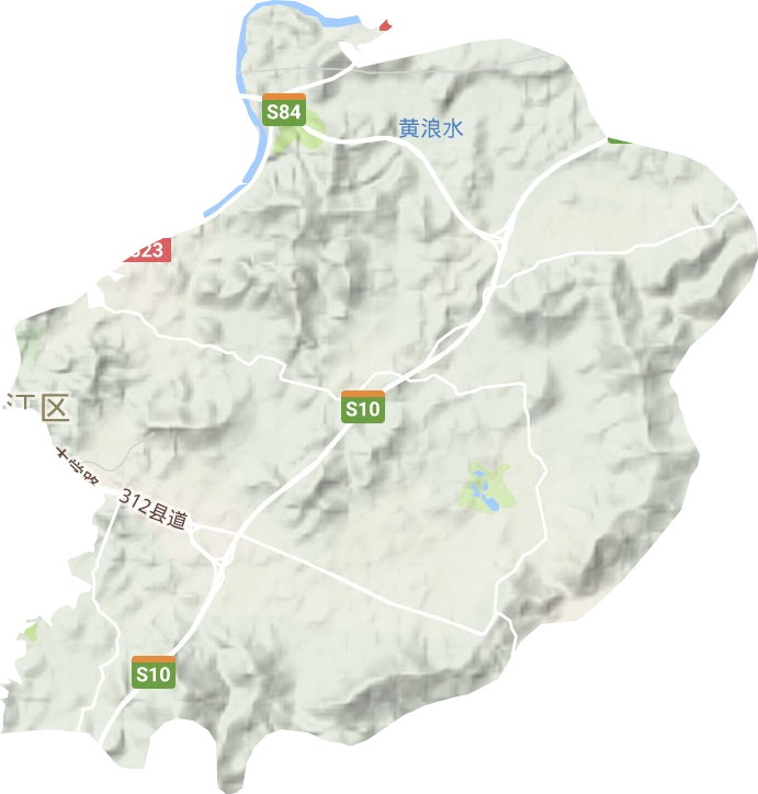 新韶镇地形地图