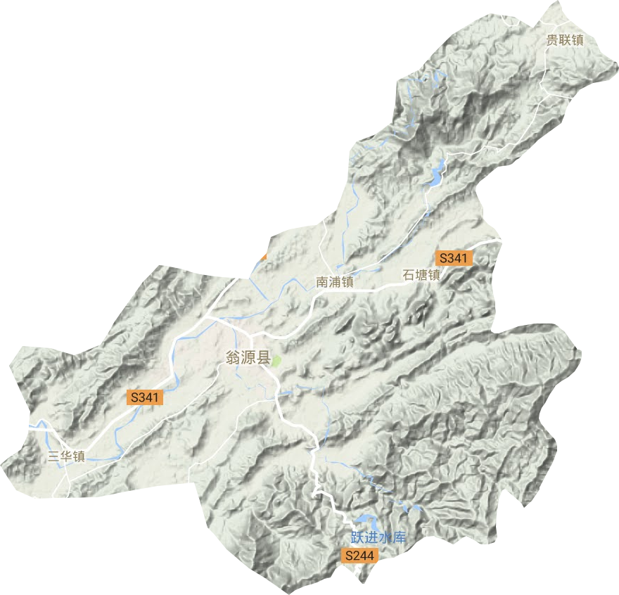 龙仙镇地形地图