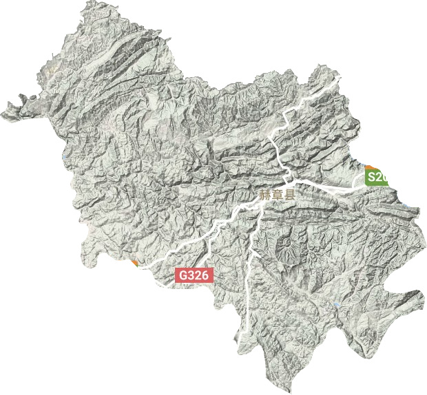 赫章县地形地图