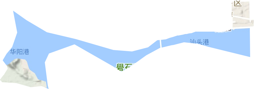 东方街道地形地图