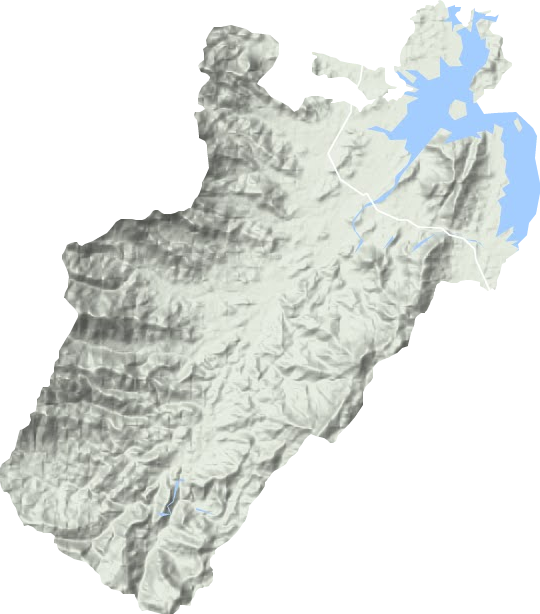 大沙镇地形地图