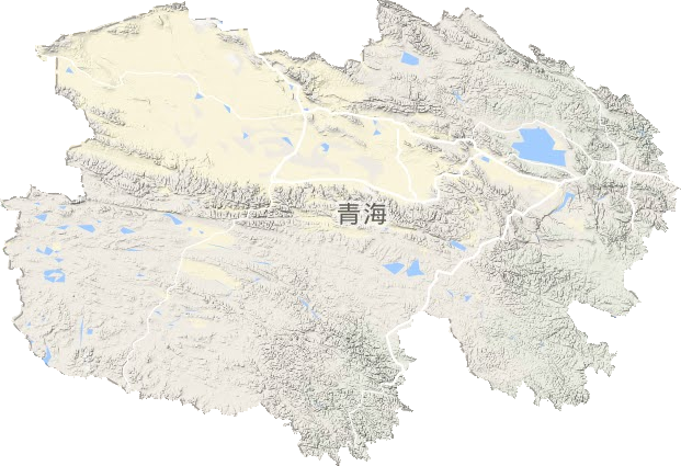 青海省地形地图