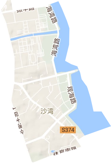 沙湾街道地形地图