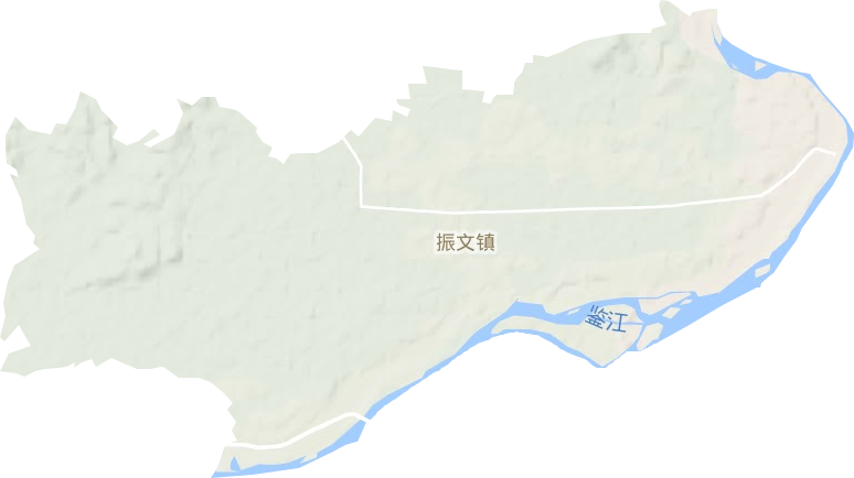 振文镇地形地图