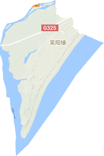 吴阳镇地形地图