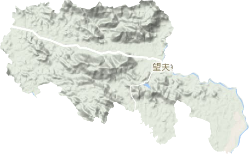 望夫镇地形地图
