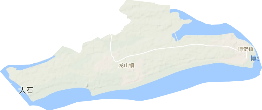 博贺镇地形地图