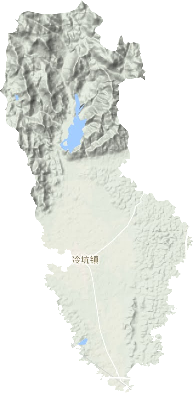 冷坑镇地形地图