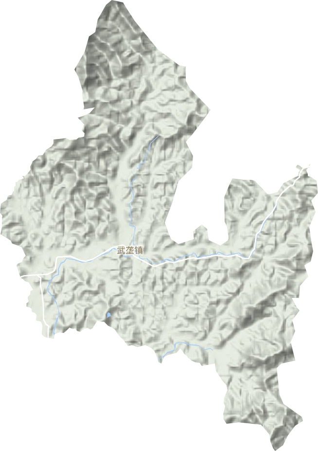 武垄镇地形地图