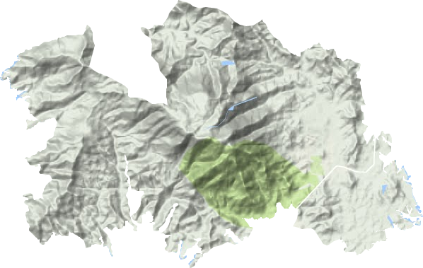 罗浮山管委会地形地图