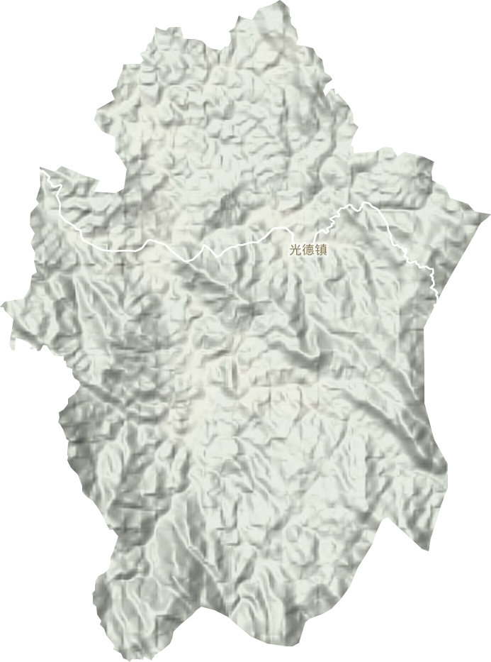 光德镇地形地图